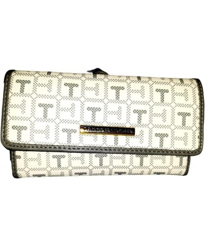 Women's Zipped Wallet with Card Holder and Many Compartments (White Grey), white grey $20.10 Wallets