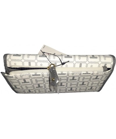 Women's Zipped Wallet with Card Holder and Many Compartments (White Grey), white grey $20.10 Wallets