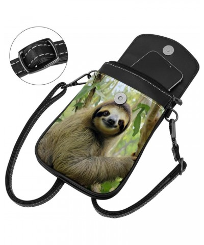 Crossbody Bags for Women,Crossbody Bag Men,Small Sling Bag,Animal Tree Sloth,Crossbody Purse $13.64 Crossbody Bags