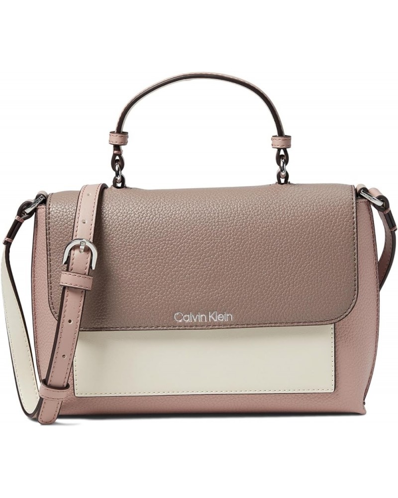 Odette Crossbody White/Cocoa/Rosewood $52.58 Crossbody Bags