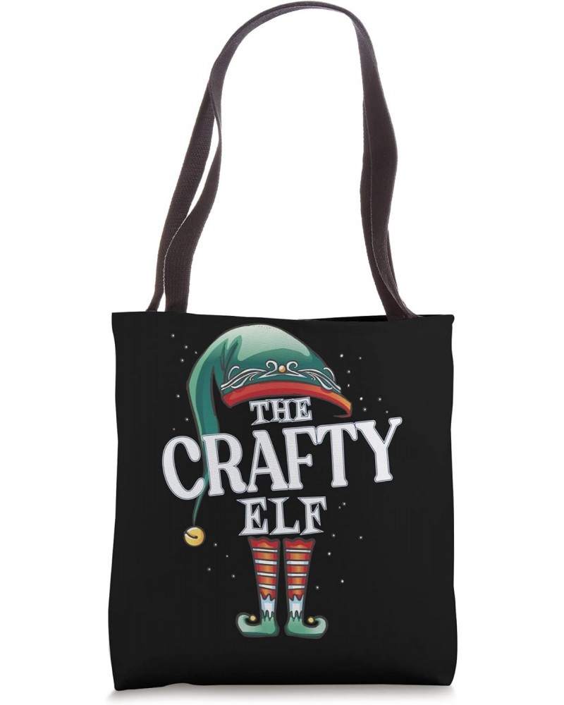 Crafty Elf Christmas Group Xmas Pajama Party Tote Bag $13.41 Totes