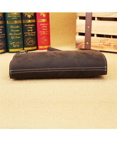 Handbag Men's Clutch Bag Business Casual Large Capacity Mobile Phone Bag Business Wallet 14*23*3cm A $77.96 Wallets