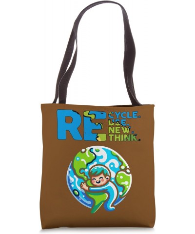 earth day Recycle Reuse Renew Rethink Environmental Activism Tote Bag $11.04 Totes