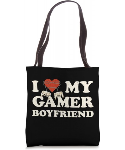 I Love My Gamer Boyfriend - I Heart My Gamer Boyfriend Tote Bag $13.88 Totes