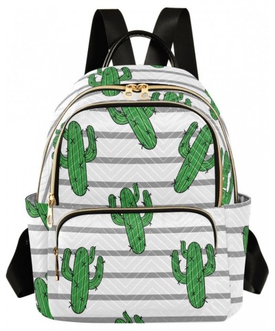 Cactus Fashion Backpack Purse for Women Multipurpose Casual Daypack with Multi Pockets & Secured Zipper Ladies Gift for Trave...