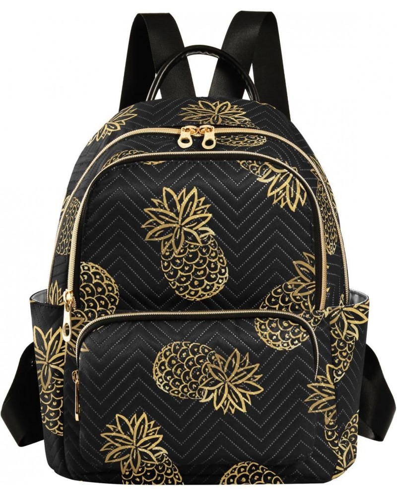 Pineapples Fashion Backpack Purse for Women Multipurpose Casual Daypack with Multi Pockets & Secured Zipper Ladies Handbag fo...