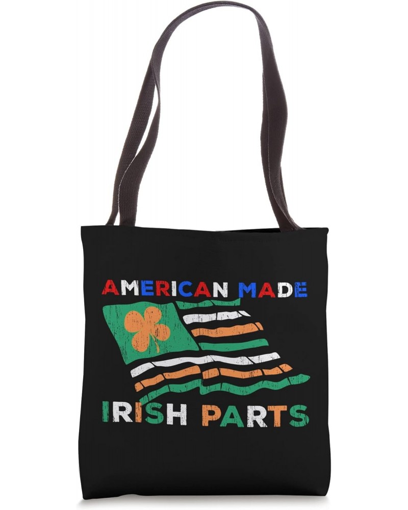 American-Made Irish Parts Irish-American Heritage Month Tote Bag $12.97 Totes