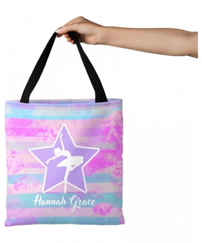 Star Rainbow Ballet Canvas Tote Bag Aesthetic Reusable Grocery Shopping Bags Shoulder Bag Book Tote Gifts Multi 12th $14.63 T...