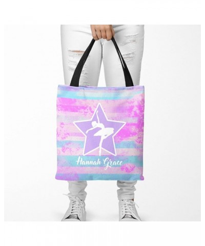 Star Rainbow Ballet Canvas Tote Bag Aesthetic Reusable Grocery Shopping Bags Shoulder Bag Book Tote Gifts Multi 12th $14.63 T...