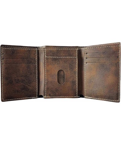 Fitzmaurice Irish Coat of Arms Rustic Leather Wallet $14.68 Wallets