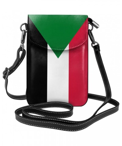 Cell Phone Purse Wallet Flag Of Sudan Small Crossbody Purse Bags With Shoulder Strap For Women Teen Girls $14.94 Crossbody Bags