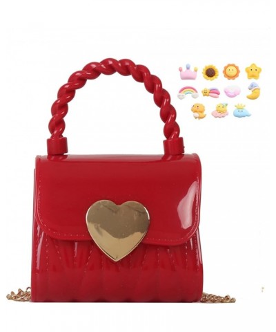 Mini Jelly Purse Small Crossbody Bags for Women Trendy Cute Candy Color Shoulder Top Handle Handbag with Kawaii Accessories B...