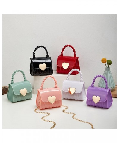 Mini Jelly Purse Small Crossbody Bags for Women Trendy Cute Candy Color Shoulder Top Handle Handbag with Kawaii Accessories B...