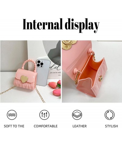 Mini Jelly Purse Small Crossbody Bags for Women Trendy Cute Candy Color Shoulder Top Handle Handbag with Kawaii Accessories B...