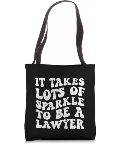 Funny Lawyer Job Title Profession Groovy Distressed Style Tote Bag $14.43 Totes