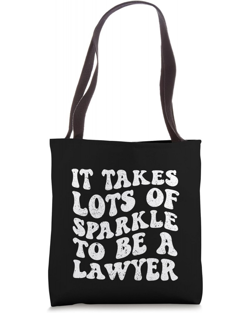 Funny Lawyer Job Title Profession Groovy Distressed Style Tote Bag $14.43 Totes