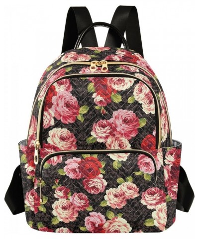 Bright Rose Backpack Purse for Women Lightweight Back Pack Casual Daypack Travel Shoulder Bag Bookbag - S Medium Multi05 $12....