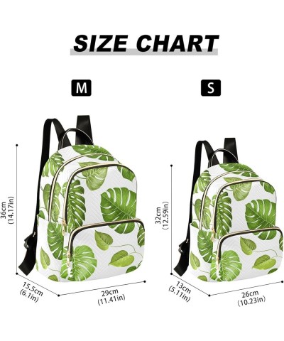 Travel Backpack Purse for Women Fashion Anti-theft Work Casual Topical Palm Leaves Branches Daypack Shoulder Bag Medium Size ...