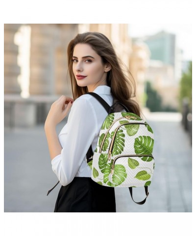 Travel Backpack Purse for Women Fashion Anti-theft Work Casual Topical Palm Leaves Branches Daypack Shoulder Bag Medium Size ...