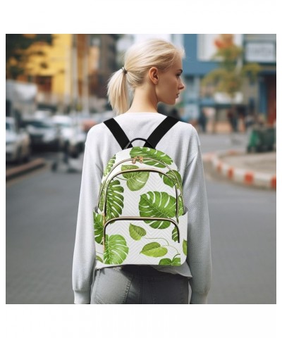 Travel Backpack Purse for Women Fashion Anti-theft Work Casual Topical Palm Leaves Branches Daypack Shoulder Bag Medium Size ...