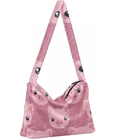 Women Boho Handbag Little Cute Panda Pink Cute Panda Vivid Panda Pink Heart Panda Cute Pig Little Cute Pink Underarm Bag Tote...