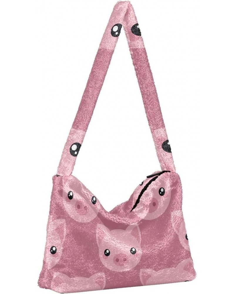 Women Boho Handbag Little Cute Panda Pink Cute Panda Vivid Panda Pink Heart Panda Cute Pig Little Cute Pink Underarm Bag Tote...