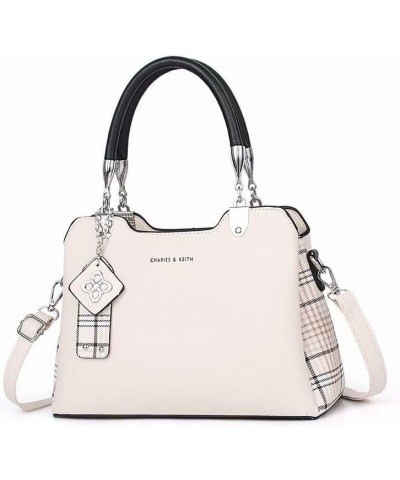 Women's Commuting Leather Shoulder Bag Cross-Body Work Handbags Top Handle Purses And Handbagstotes Shoulder Hobo White $21.8...