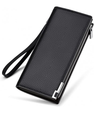 19 Card Slot Men's Wallet Clutch Bag Men's Wallet Men's Long Men's Bag (Color : B) B $59.05 Wallets