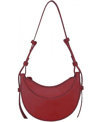 Leather Bag for Women, Designer Shoulder Bags, Sling Crossbody Bag Purse Casual Dumpling Hobo Bag C $18.01 Hobo Bags