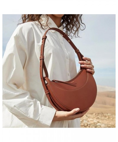 Leather Bag for Women, Designer Shoulder Bags, Sling Crossbody Bag Purse Casual Dumpling Hobo Bag C $18.01 Hobo Bags