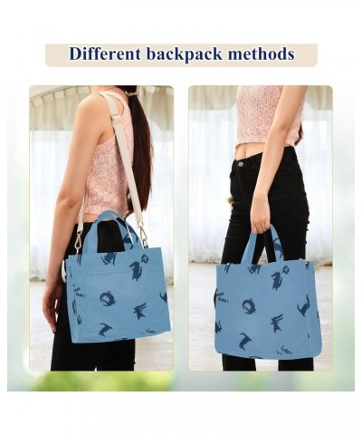 Crocodile Animal Design Womens Totes and Handbags Shopping Tote Bag Friend Animal Print Work Tote Pockets Blue Cute Crocodile...