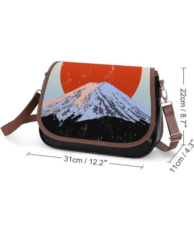 Printed Crossbody Bag Shoulder Bag PU Leather Women's Designer Satchels New York Slogan Color3 $25.00 Satchels