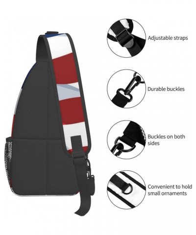 Anti-Theft American flag bats and baseballs Shoulder Backpack Sling Chest Crossbody Bag Cover Pack Rucksack Bicycle Sport Col...