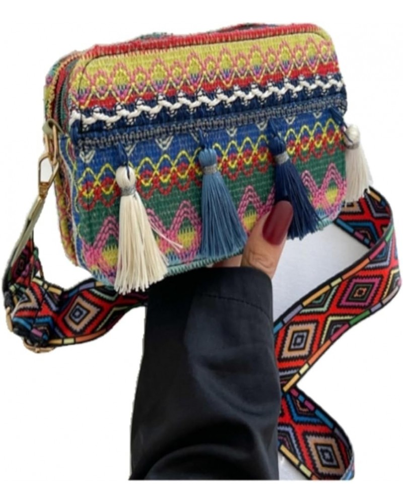 Summer retro tassel bag, high-value fashion, ethnic style woven one-shoulder crossbody bag Paragraph 1 $9.56 Shoulder Bags