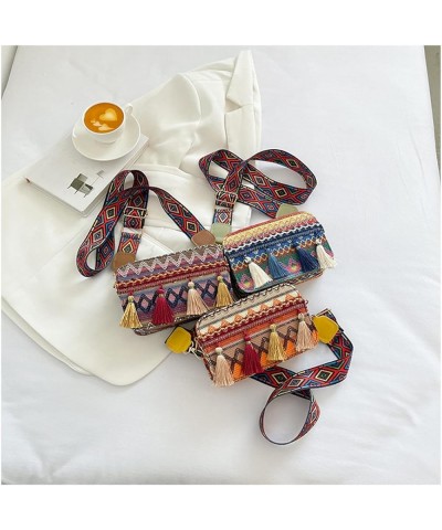 Summer retro tassel bag, high-value fashion, ethnic style woven one-shoulder crossbody bag Paragraph 1 $9.56 Shoulder Bags