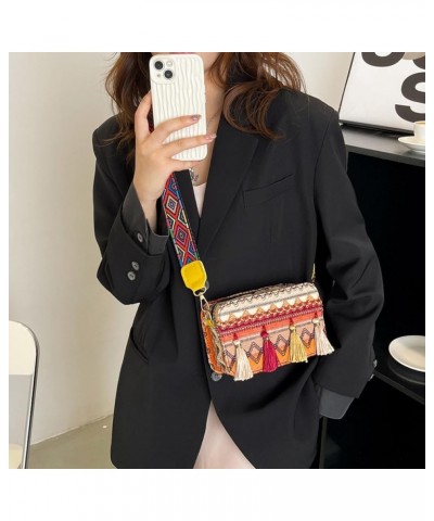 Summer retro tassel bag, high-value fashion, ethnic style woven one-shoulder crossbody bag Paragraph 1 $9.56 Shoulder Bags