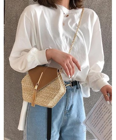 Crossbody Bags for Women Straw Beach Bag Hobo Bag Satchel Bag Tote Handbags Cute Straw Travel Bag Crossbody Bag 2024 D Green ...