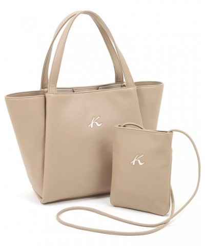 スマホショルダー付き Sand Beige 52521 $68.51 Shoulder Bags