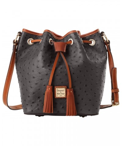 Handbag, Ostrich Kendall Crossbody - Black $114.12 Crossbody Bags