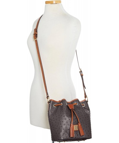 Handbag, Ostrich Kendall Crossbody - Black $114.12 Crossbody Bags