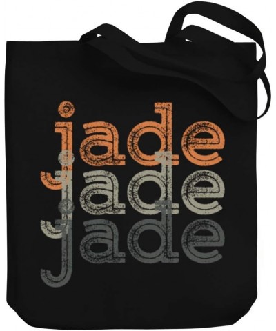 Jade repeat retro Canvas Tote Bag 10.5" x 16" x 4 $23.19 Totes