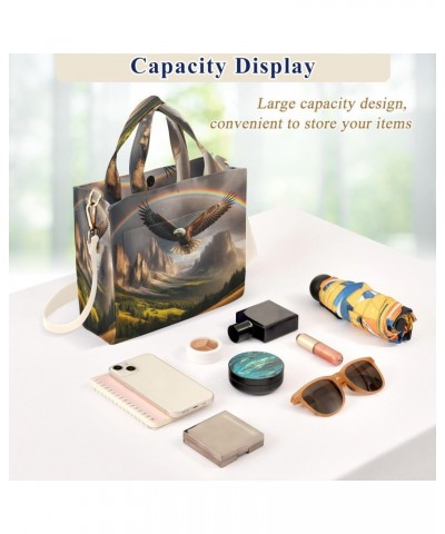 Free Glede Pattern Tote Bag Trendy Corduroy Bag Crossbody Bag with Zipper and Magnetic Clasp $12.68 Totes