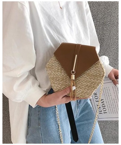 Crossbody Bags for Women Straw Beach Bag Hobo Bag Satchel Bag Tote Handbags Cute Straw Travel Bag Crossbody Bag 2024 D Green ...