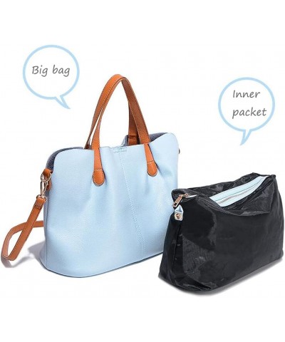 Women PU Leather Handbags Tote Shoulder Crossbody Bags Top Satchel Purses Black $25.79 Totes