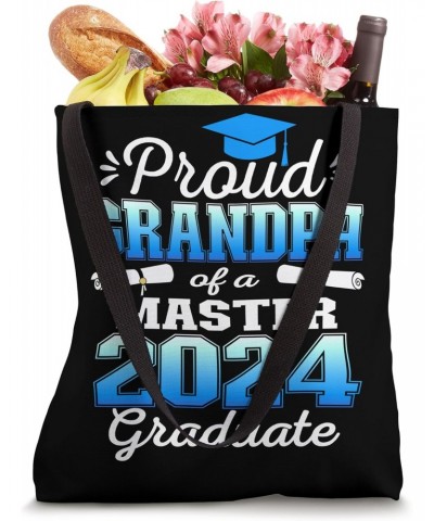 Proud Grandpa of 2024 Class Master Graduate Family Grad 24 Tote Bag $10.78 Totes