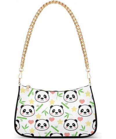 Cute Panda Shoulder Bag for Women Small Purse Fashion Clutch Bag Phone Wallet Purse with Chain Strap for Women Girlfriend $14...