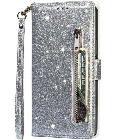 for Google Pixel 6 Magnetic Flip Sparkling Phone Case, Zipper Bag Protective Leather Case Gold Pixel 6 Silver $13.79 Totes