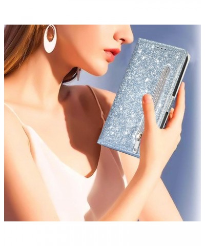 for Google Pixel 6 Magnetic Flip Sparkling Phone Case, Zipper Bag Protective Leather Case Gold Pixel 6 Silver $13.79 Totes