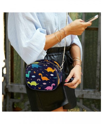 PU Leather Small Women Crossbody Shoulder Bag Purse Wallet with Adjustable Chain Strap Multicolor1 $15.00 Totes