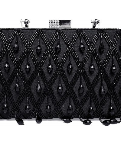 Indian Potli Bags For Women Evening Bag Clutch Ethnic Bride Purse Black $24.98 Evening Bags